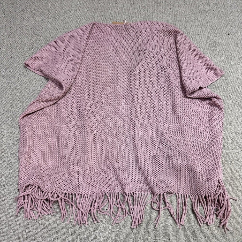 Steve Madden Cardigan Pink Short Sleeve Women’s One Size NWT - Picture 8 of 10